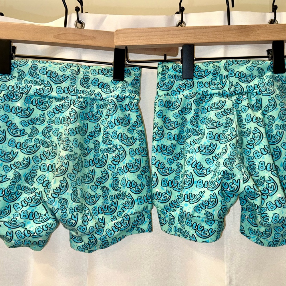 Handmade Bluey Patterned Shorts - Picture 2 of 2